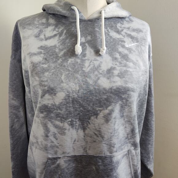 Nike Hoodie Men Unisex Small Dri-FIT Pullover Sweatshirt Kangaroo Pocket Tie Dye - Picture 9 of 17